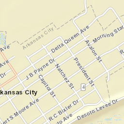 Arkansas City Arkansas Street Map