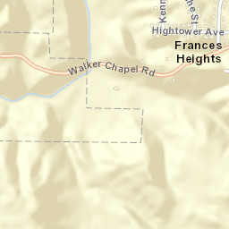 Frances Heights Alabama Street Map