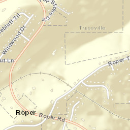 Cahaba Cove Alabama Street Map