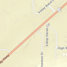 Valleyhaven Alabama Street Map