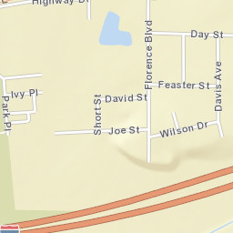 Blue Pond Alabama Street Map