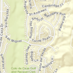 Coto De Caza California Street Map