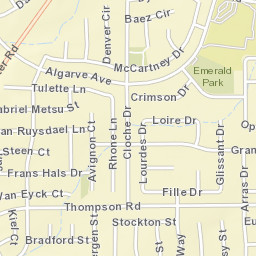 Dutch Village California Street Map