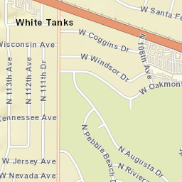 White Tanks Arizona Street Map