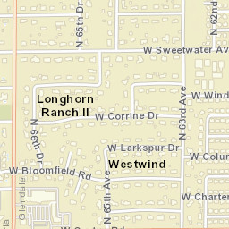 Longhorn Ranch II Arizona Street Map