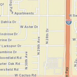 12800-12818 North 31st Avenue, Phoenix Street Map