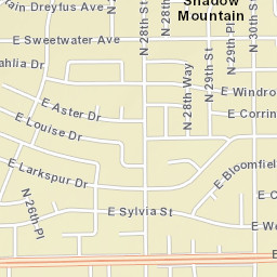 Rancho San Carlos Arizona Street Map