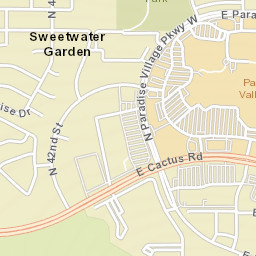 Sweetwater Garden Arizona Street Map
