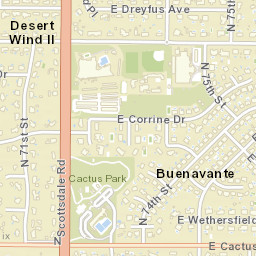 Buenavante Arizona Street Map