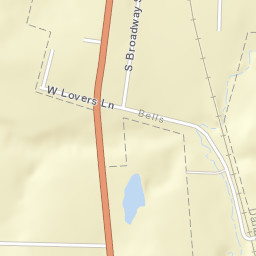 313 West Lovers Lane, Bells, TX 75414, USA Street Map