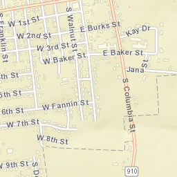 300-304 East Baker Street, Clarksville, TX Street Map