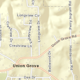 Longview Estates Alabama Street Map