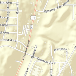 Fultondale Alabama Street Map