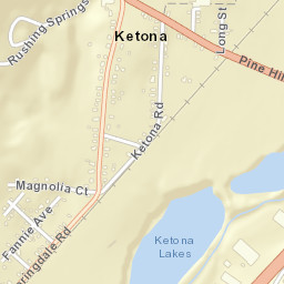 Ketona Alabama Street Map