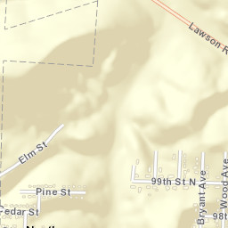 Pine Knoll Vista Alabama Street Map