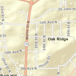 Park Hill Alabama Street Map