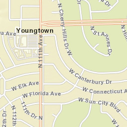Youngtown Arizona Street Map