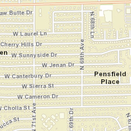 Fairwood VIII Arizona Street Map