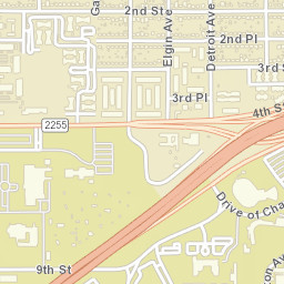 Flint Avenue Texas Tech University Lubbock Street Map