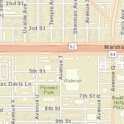 1601-1699 8th St, Lubbock, TX 79401 Street Map