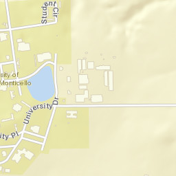 1354-1370 University Drive Monticello AR Street Map
