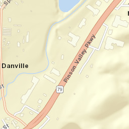 Danville Alabama Street Map