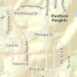 Eastpointe Alabama Street Map