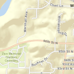 Woodcrest Alabama Street Map