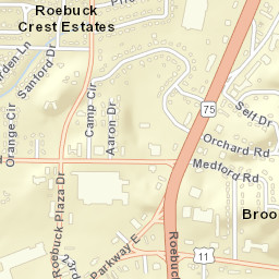 Brookhurst Alabama Street Map