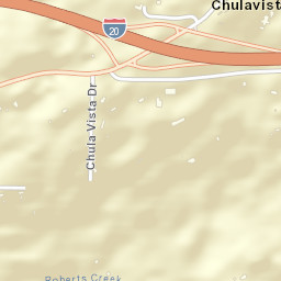Chulavista Alabama Street Map