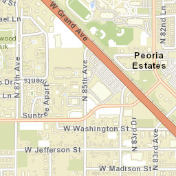 Peoria, Arizona Street Map
