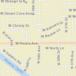 3715-3723 W Mescal St Phoenix AZ Street Map