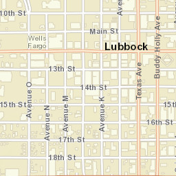 855-899 18th Street, Lubbock, TX 79401 Street Map