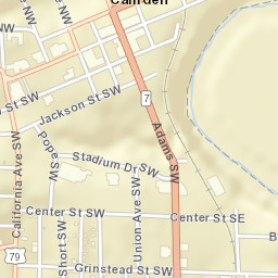 100-198 Harrison Avenue Northwest, Camden, AR Street Map