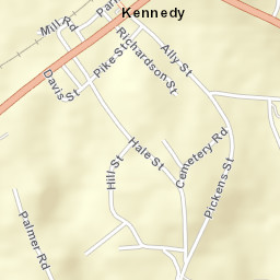 Kennedy Alabama Street Map