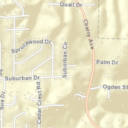 Forest View Estates Alabama Street Map