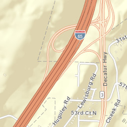 Lewisburg Alabama Street Map