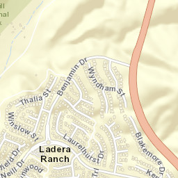 Ladera Ranch California Street Map