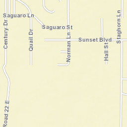 La Paz Valley Arizona Street Map