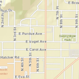 Wabash Trailer Court Arizona Street Map