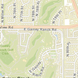 Gainey Ranch Arizona Street Map