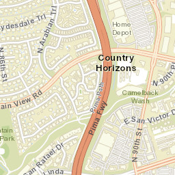 Country Horizons Arizona Street Map