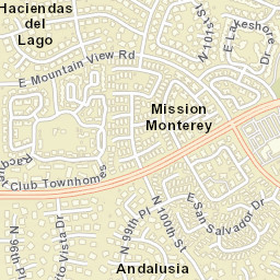 Andalusia Arizona Street Map