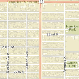 2418-2420 27th Street, Lubbock, TX Street Map