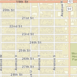 Lubbock, Texas Street Map