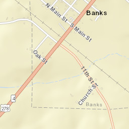 Banks Arkansas Street Map
