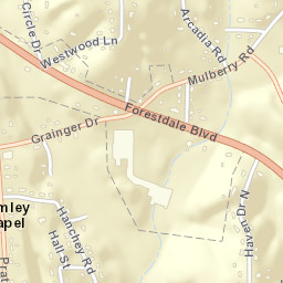 Crumley Chapel Alabama Street Map