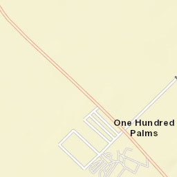 One Hundred Palms California Street Map