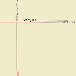 Wayne Arizona Street Map