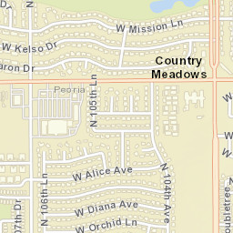 Country Meadows Arizona Street Map